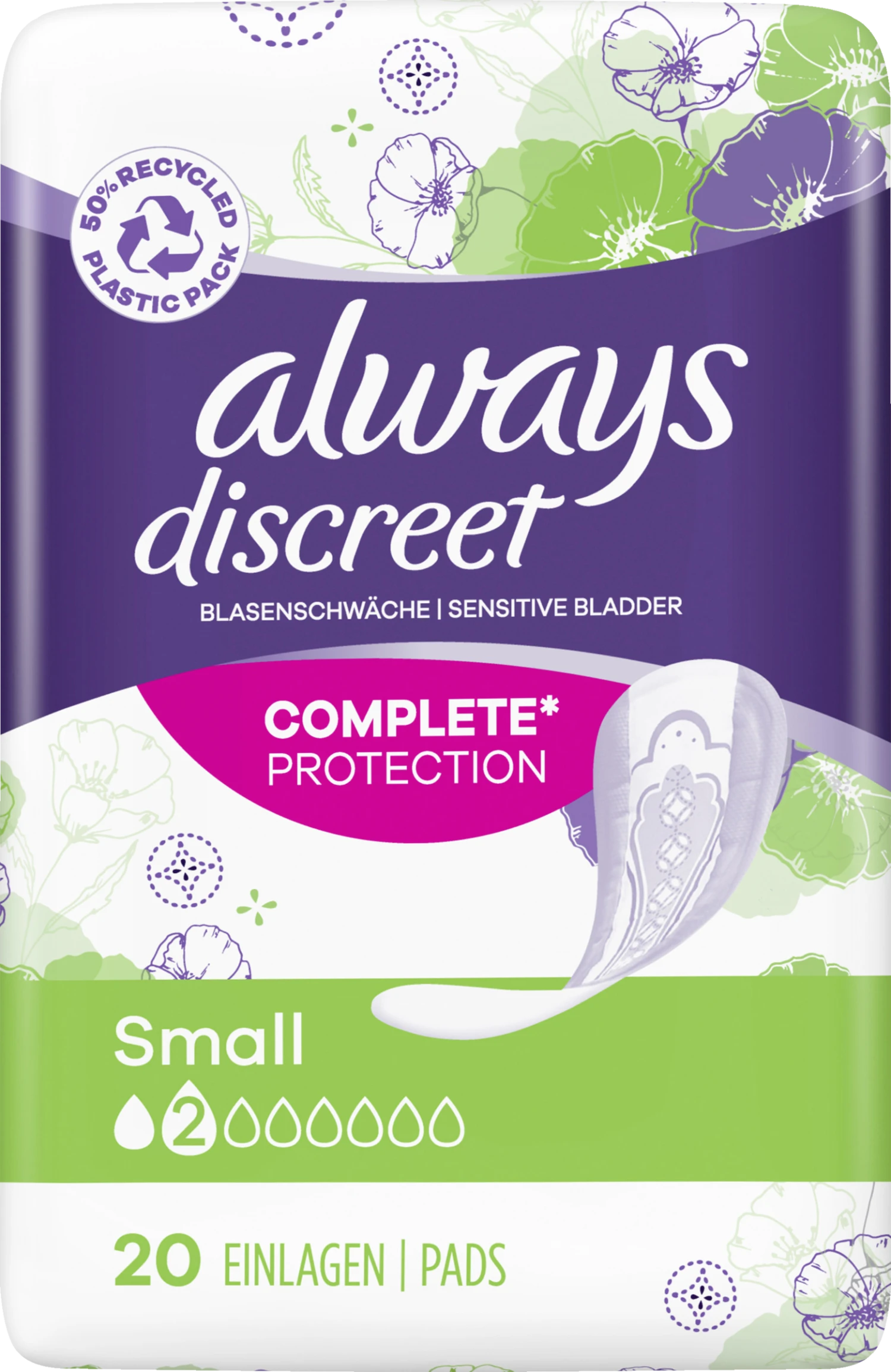 Always® Discreet Inkontinenz Small 1 Always® Discreet Inkontinenz Small