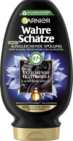 Ausgleichende Spülung Anziehende Aktivkohle & Schwarzkümmelöl