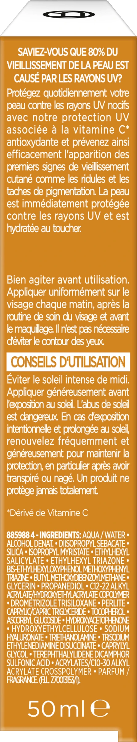 Clinical Vitamin C Tägliches Anti-UV Fluid LSF 50+ 2 Clinical Vitamin C Tägliches Anti-UV Fluid LSF 50+ – Bild 2