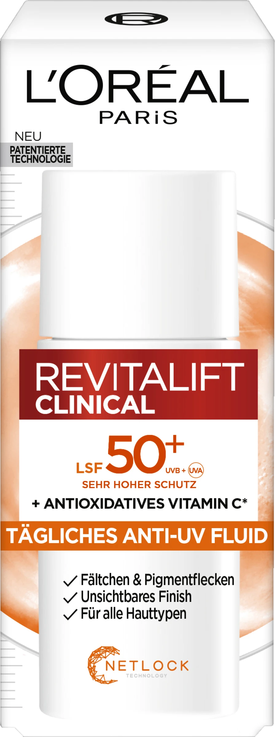 Clinical Vitamin C Tägliches Anti-UV Fluid LSF 50+ 1 Clinical Vitamin C Tägliches Anti-UV Fluid LSF 50+
