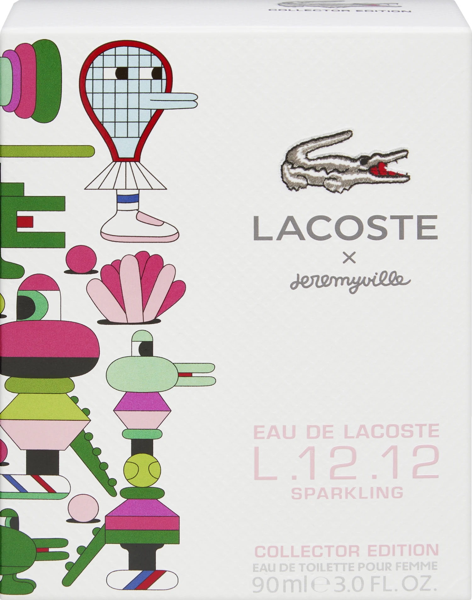Lacoste L.12.12 Sparkling X Jeremyville, EdT 90 Ml 2 Lacoste L.12.12 Sparkling X Jeremyville, EdT 90 Ml – Bild 2