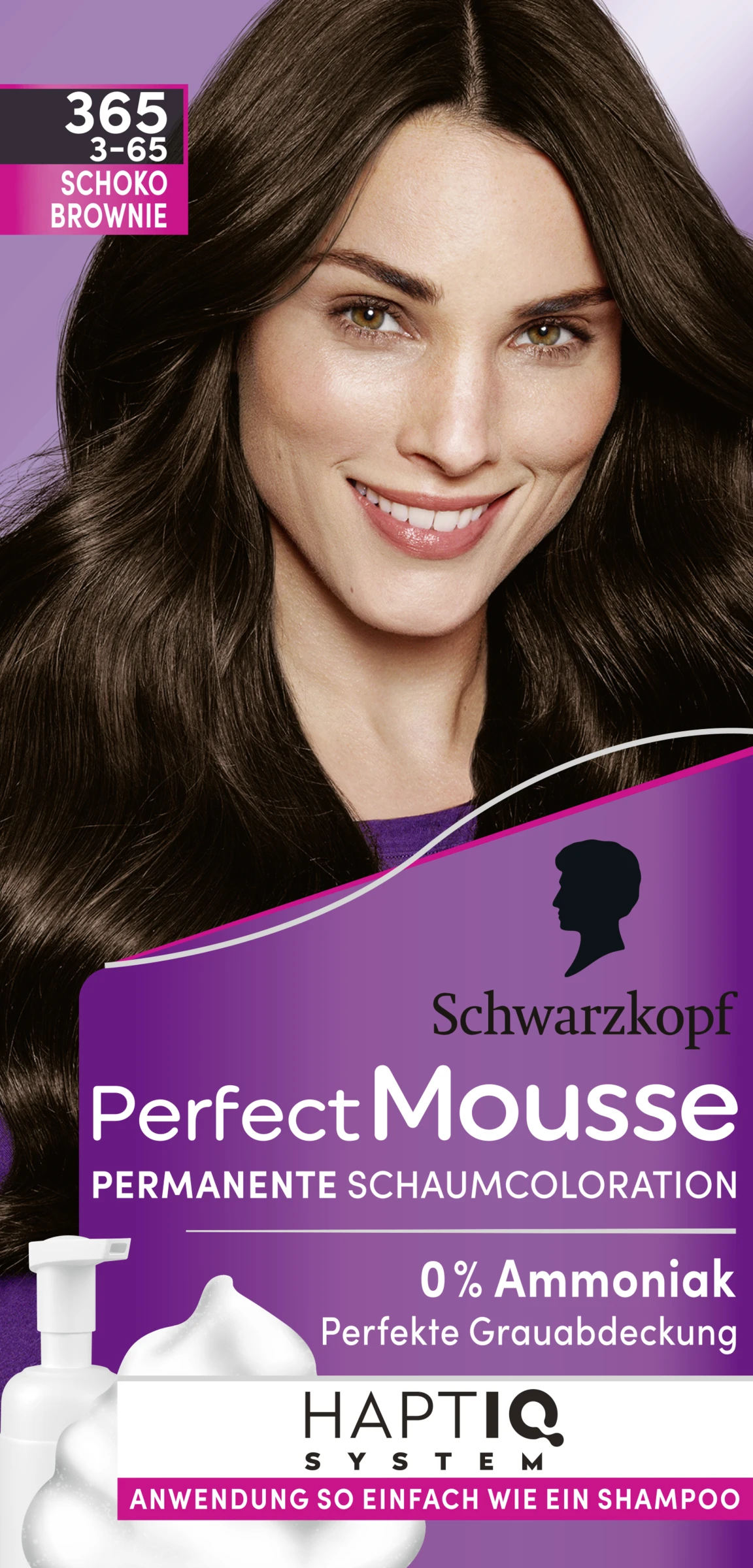 Perfect Mousse Schaumcoloration 365 Schoko-Brownie 1 Perfect Mousse Schaumcoloration 365 Schoko-Brownie