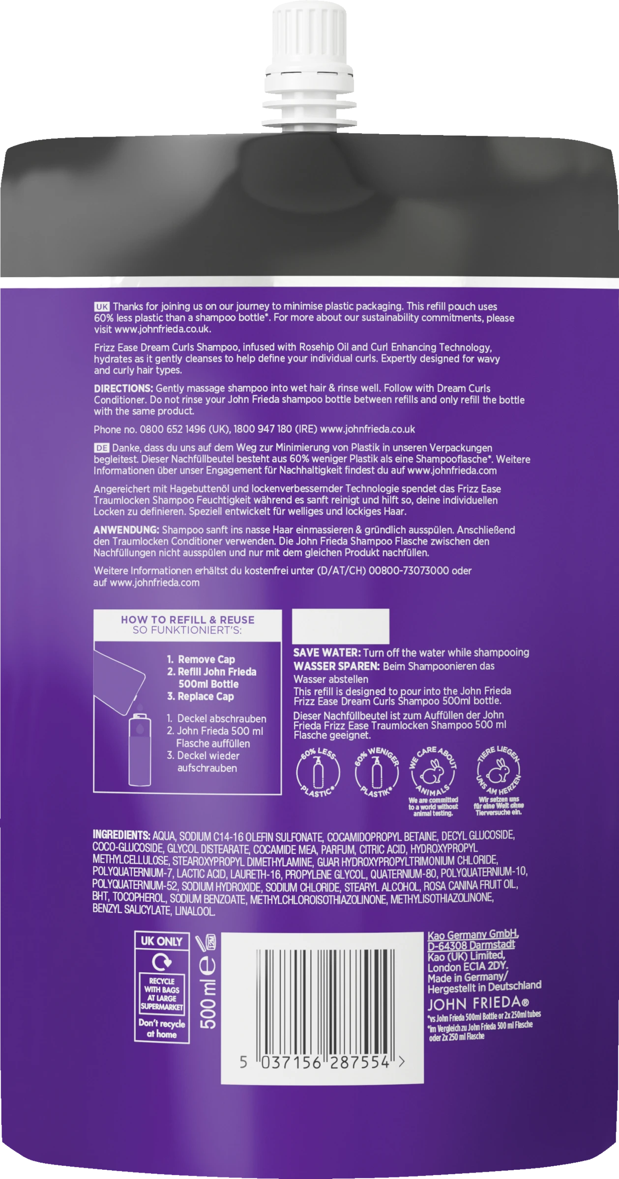 Traumlocken Shampoo Nachfüllbeutel 2 Traumlocken Shampoo Nachfüllbeutel – Bild 2