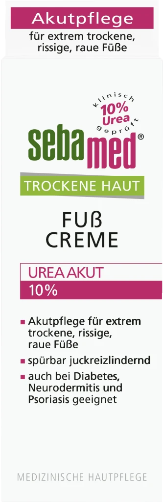 Trockene Haut Fußcreme Urea Akut 10% 1 Trockene Haut Fußcreme Urea Akut 10%