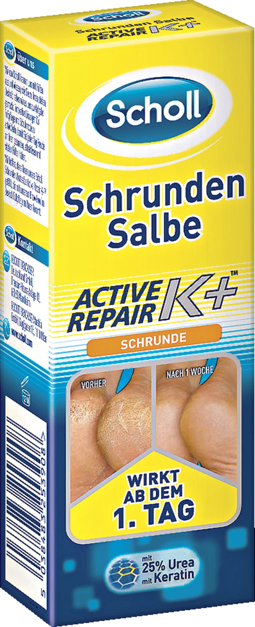Scholl Schrunden Salbe Active Repair K+ 1 Scholl Schrunden Salbe Active Repair K+