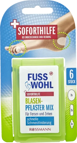 Blasenpflaster Mix Für Fersen & Zehen