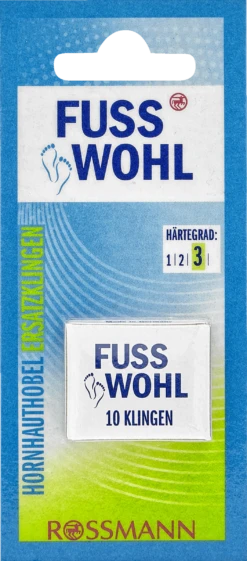 Hornhauthobel Ersatzklingen