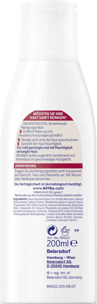 NIVEA Verwöhnende Reinigungsmilch 2 NIVEA Verwöhnende Reinigungsmilch – Bild 2