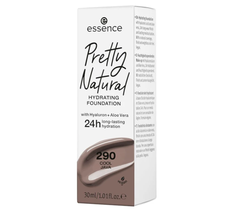 Essence Pretty Natural Hydrating Foundation 290 Cool Java 1 Essence Pretty Natural Hydrating Foundation 290 Cool Java