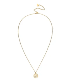 Accessories Halskette Goldfarben Mit Lebensbaum-Motiv