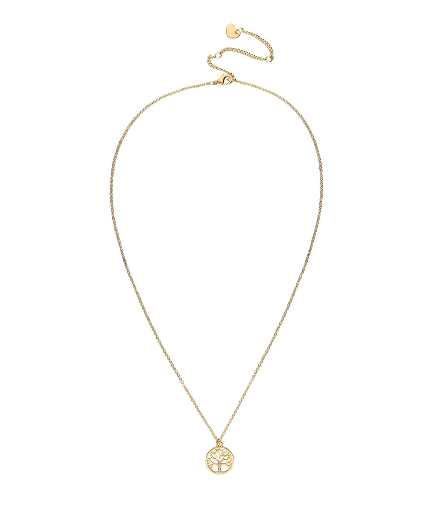 Accessories Halskette Goldfarben Mit Lebensbaum-Motiv 1 Accessories Halskette Goldfarben Mit Lebensbaum-Motiv