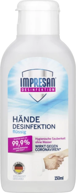 Hände Desinfektion Flüssig