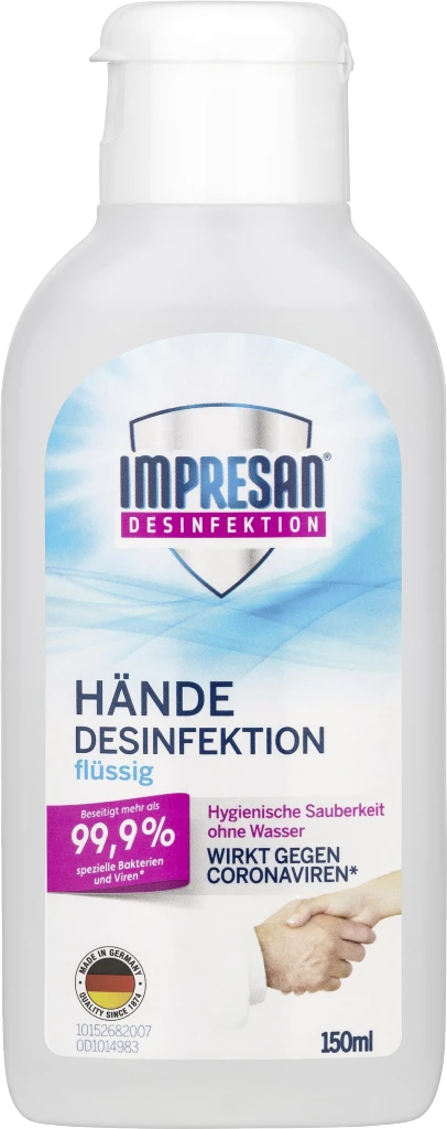 Hände Desinfektion Flüssig 1 Hände Desinfektion Flüssig