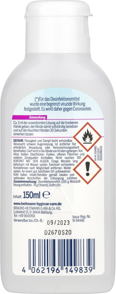 Hände Desinfektion Flüssig 2 Hände Desinfektion Flüssig – Bild 2