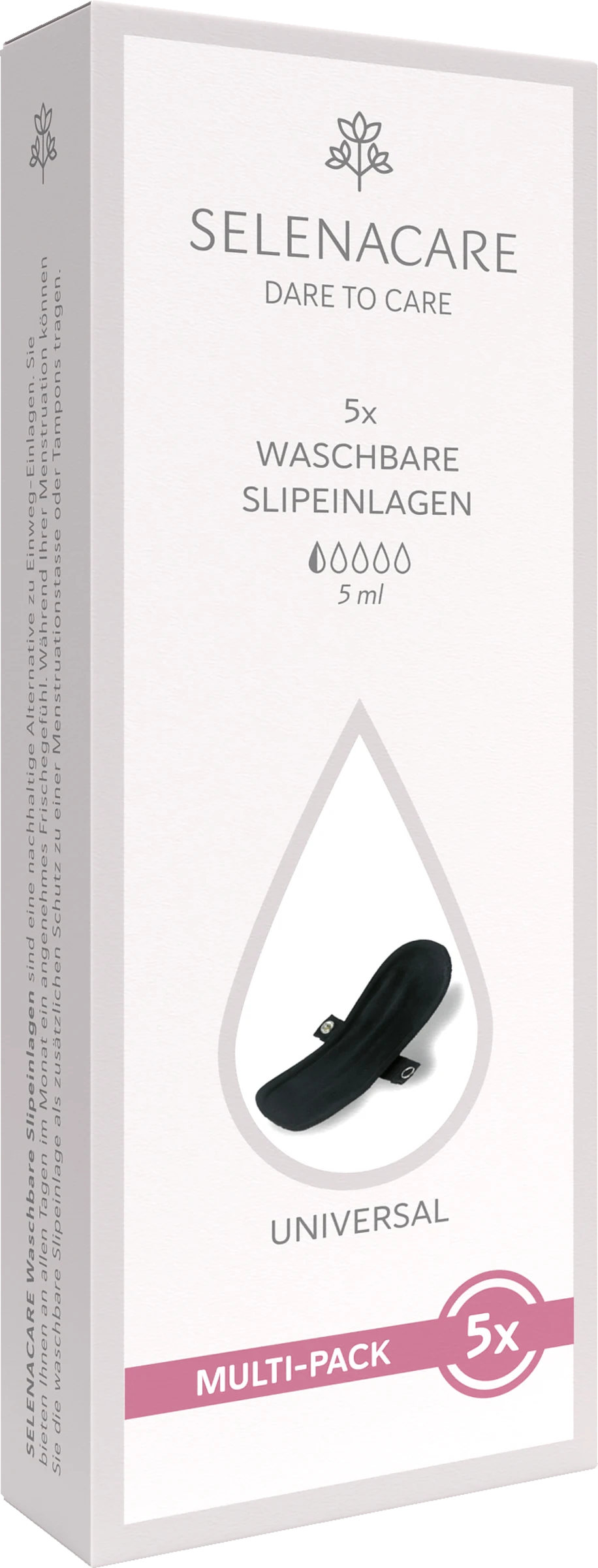 Waschbare Slipeinlage Schwarz Multi-Pack 2 Waschbare Slipeinlage Schwarz Multi-Pack – Bild 2