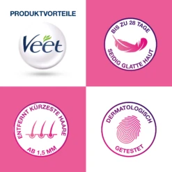 Veet Pure Kaltwachsstreifen Für Bikinizone & Achseln 16 Veet Pure Kaltwachsstreifen Für Bikinizone & Achseln -Hautpflegeprodukte MAM 7327210 SHOP IMAGE 1.4