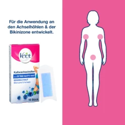 Veet Pure Kaltwachsstreifen Für Bikinizone & Achseln 24 Veet Pure Kaltwachsstreifen Für Bikinizone & Achseln -Hautpflegeprodukte MAM 7327211 SHOP IMAGE 1.4