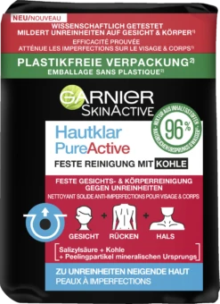 Hautklar Pure Active Feste Reinigung Mit Kohle