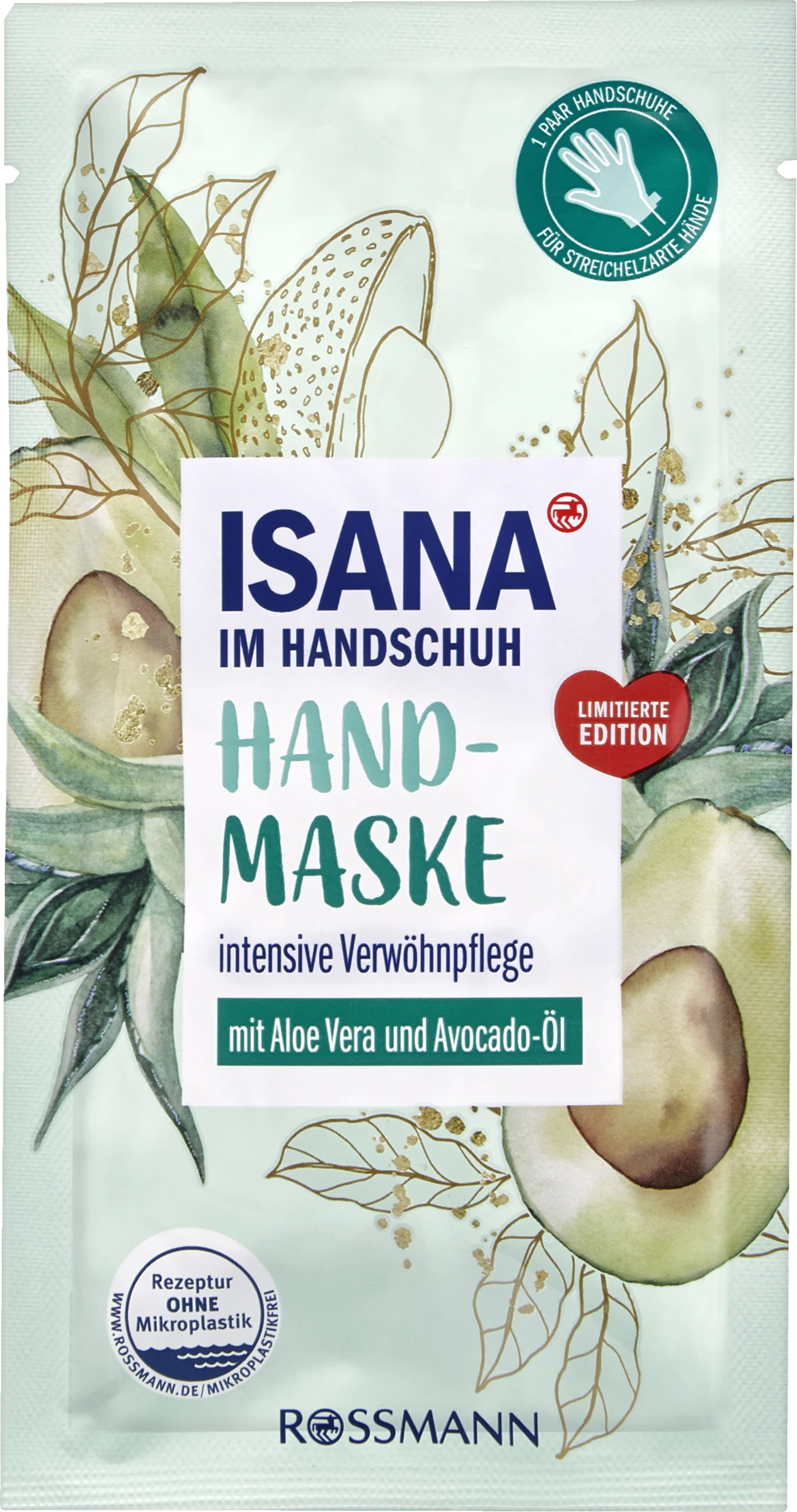 Handschuhmaske Mit Aloe Vera Und Avocadoöl 1 Handschuhmaske Mit Aloe Vera Und Avocadoöl
