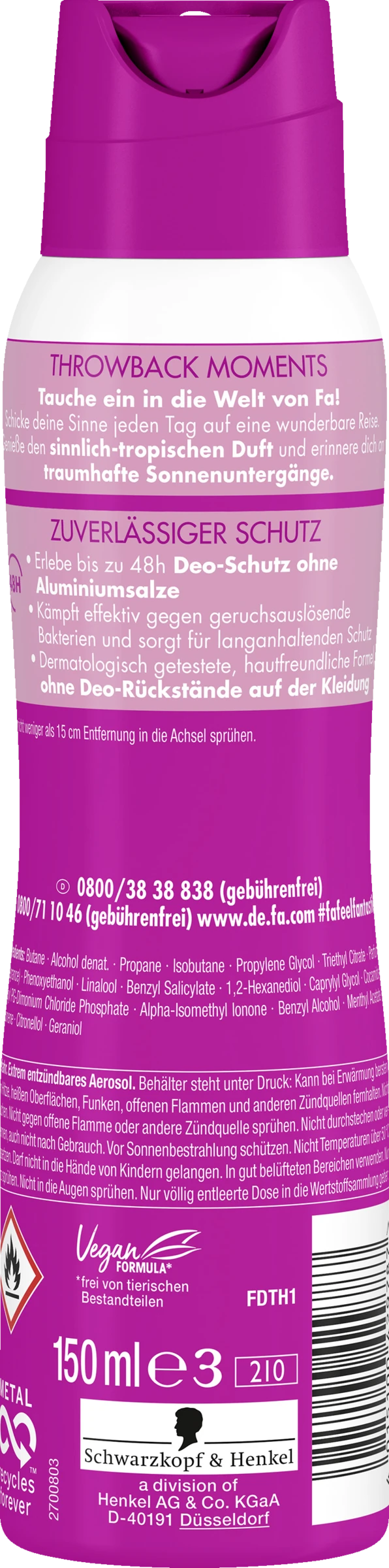Deodorant Spray Throwback Moments 2 Deodorant Spray Throwback Moments – Bild 2