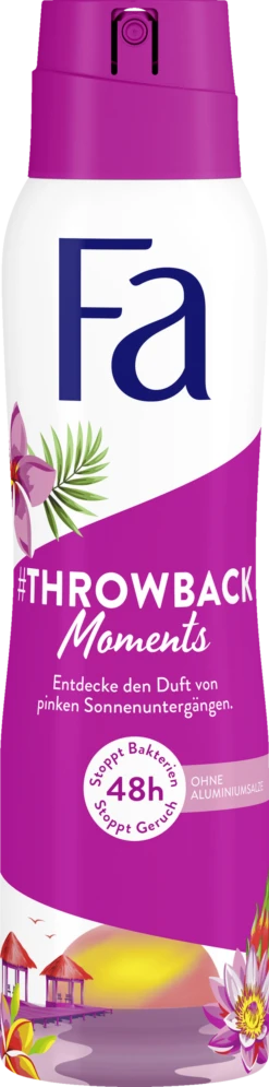 Deodorant Spray Throwback Moments