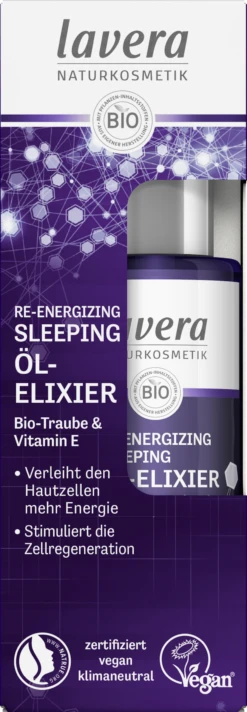 Lavera Re-Energizing Sleeping Öl-Elixier Gesichtsserum