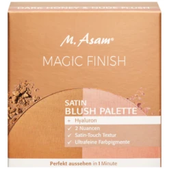 MAGIC FINISH Satin Blush Palette - Dark Honey & Nude Flush