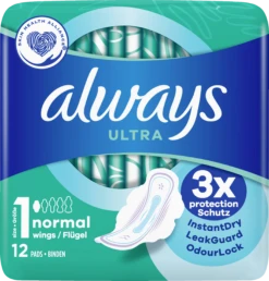 Always® Ultra Normal Binden Mit Flügeln