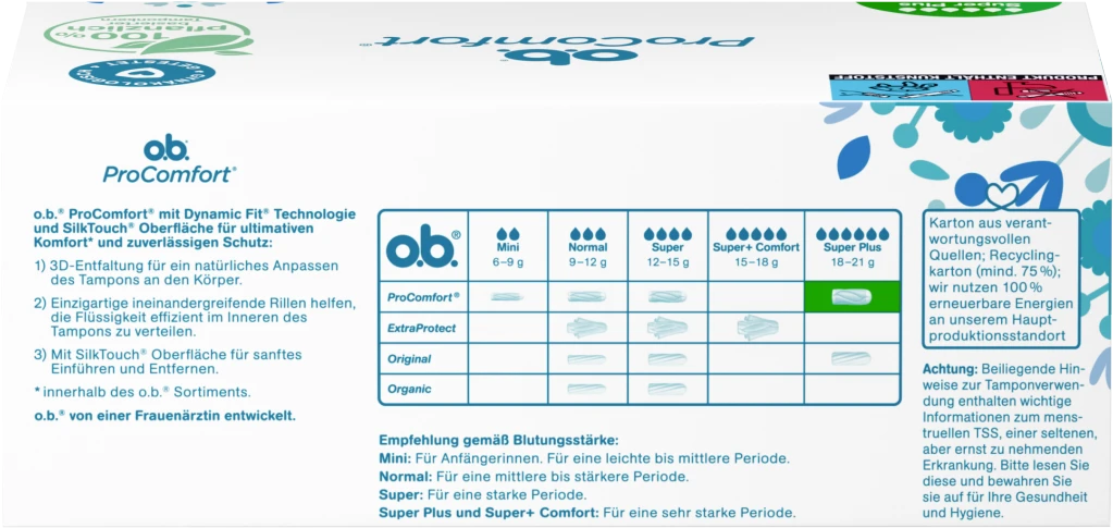 ProComfort Tampons Super Plus 4 ProComfort Tampons Super Plus – Bild 4