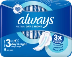 Always® Damenbinden Ultra Day & Night Mit Flügeln