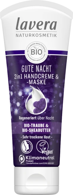Lavera Gute Nacht 2in1 Handcreme & -maske