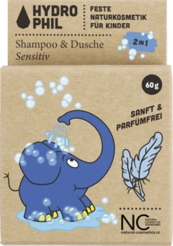 Festes Kinder Shampoo & Dusche 2in1 Elefant Sensitiv