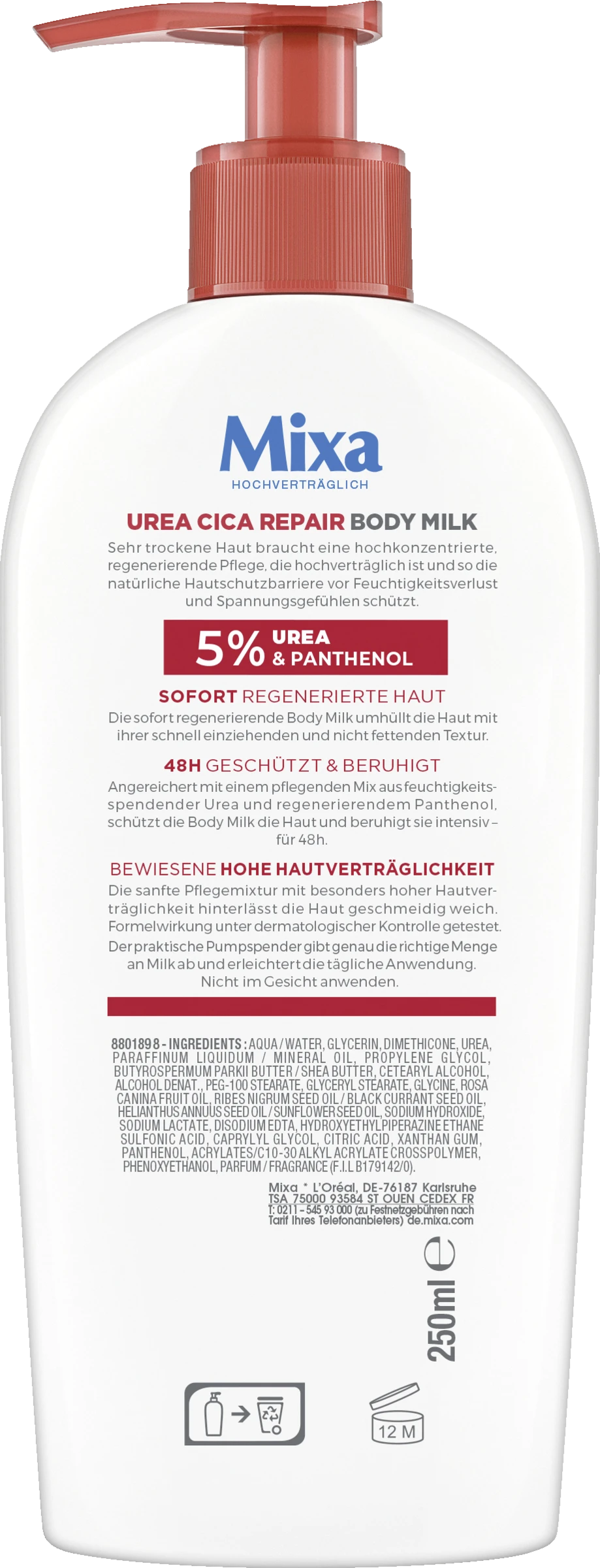 Urea Cica Repair Body Milk 2 Urea Cica Repair Body Milk – Bild 2
