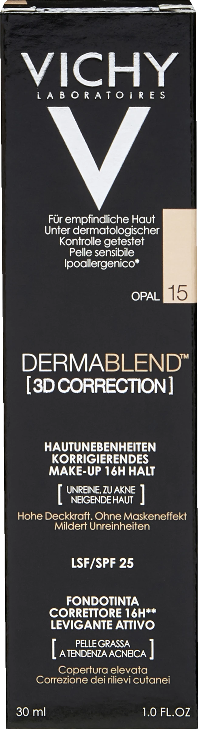 VICHY DERMABLEND 3D Make-up 15 Opal 1 VICHY DERMABLEND 3D Make-up 15 Opal