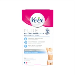 Veet Pure Kaltwachsstreifen Für Bikinizone & Achseln