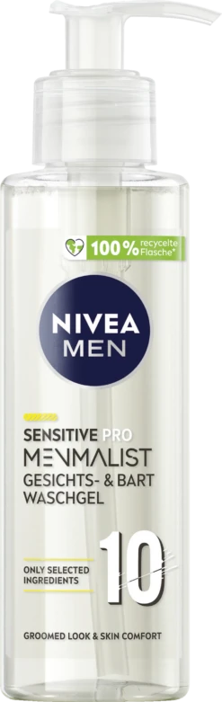 Sensitive Pro Menmalist Gesichts- & Bart Waschgel
