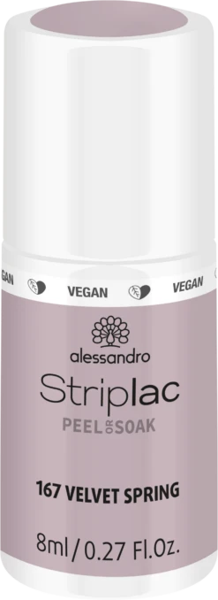 Alessandro STRIPLAC PEEL OR SOAK VELVET SPRING -VEGAN