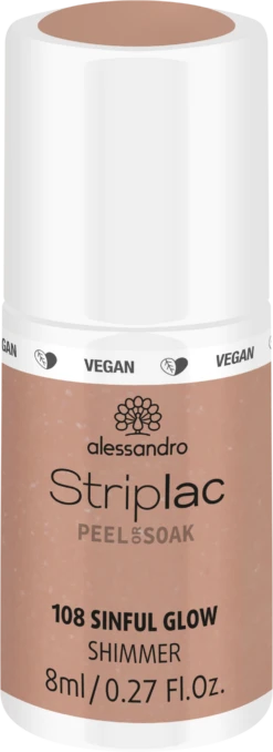 Alessandro STRIPLAC PEEL OR SOAK SINFUL GLOW -VEGAN