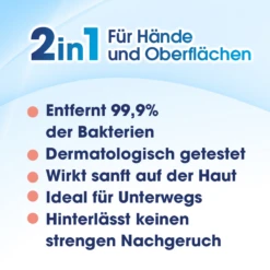 2in1 Desinfektions-Tücher Reisegröße 13 2in1 Desinfektions-Tücher Reisegröße -Hautpflegeprodukte MAM 8553360 SHOP IMAGE 1.4