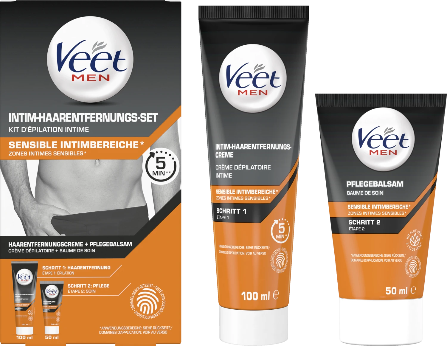 Intim Haarentfernungs-Set Für Männer 2 Intim Haarentfernungs-Set Für Männer – Bild 2