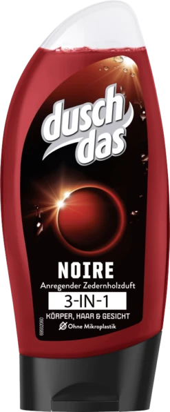 3-in-1 Duschgel & Shampoo Noire