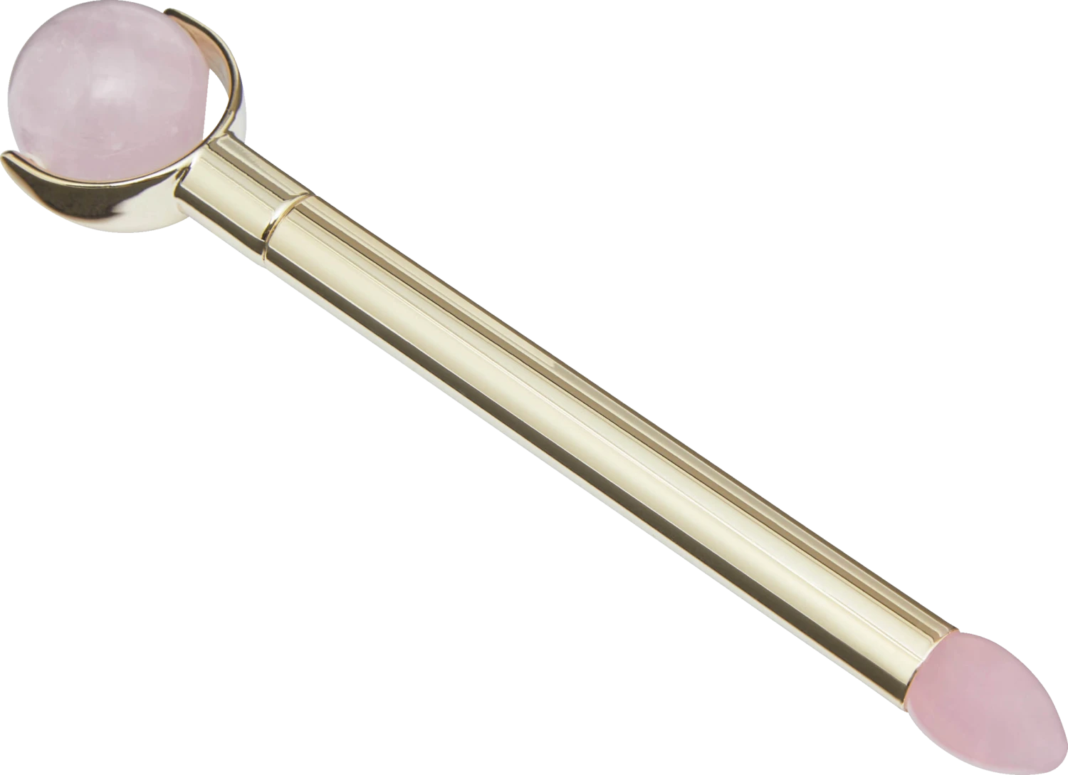 Rosenquarz Roller Golden Moment 2 Rosenquarz Roller Golden Moment – Bild 2