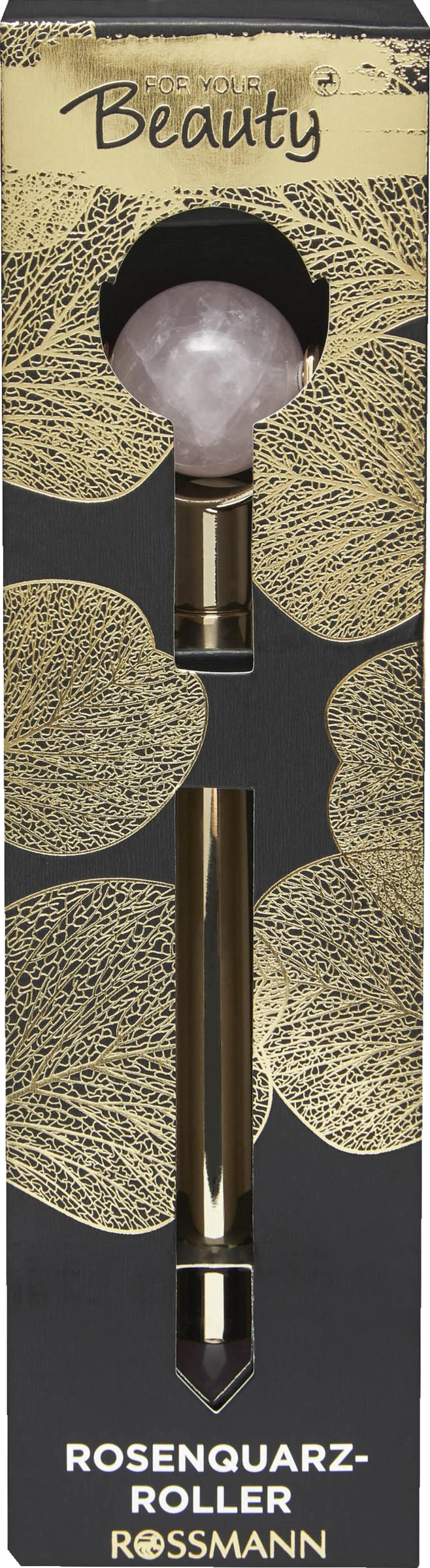 Rosenquarz Roller Golden Moment 1 Rosenquarz Roller Golden Moment