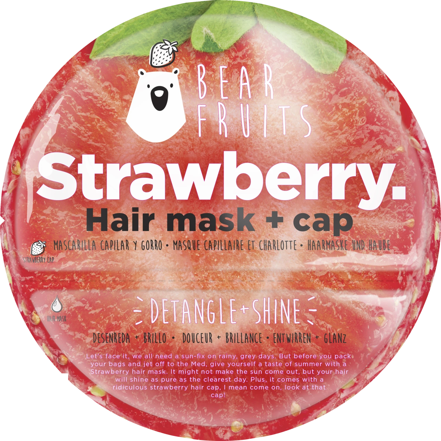 Haarmaske Strawberry + Cap 1 Haarmaske Strawberry + Cap