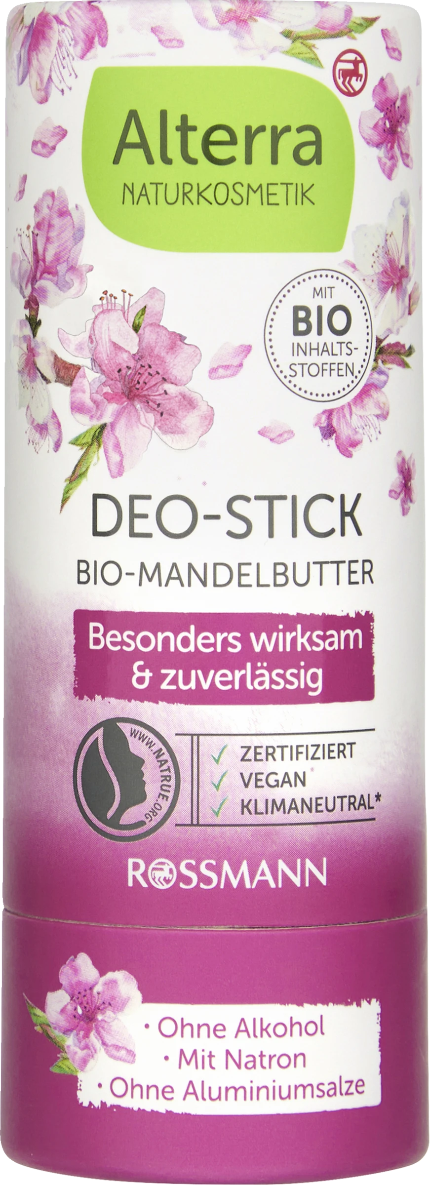 Deo-Stick Bio-Mandelbutter 1 Deo-Stick Bio-Mandelbutter