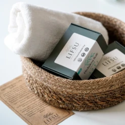 Olivenblatt Duschseife Mit Luffa -Hautpflegeprodukte MAM 9616695 SHOP IMAGE 1.4