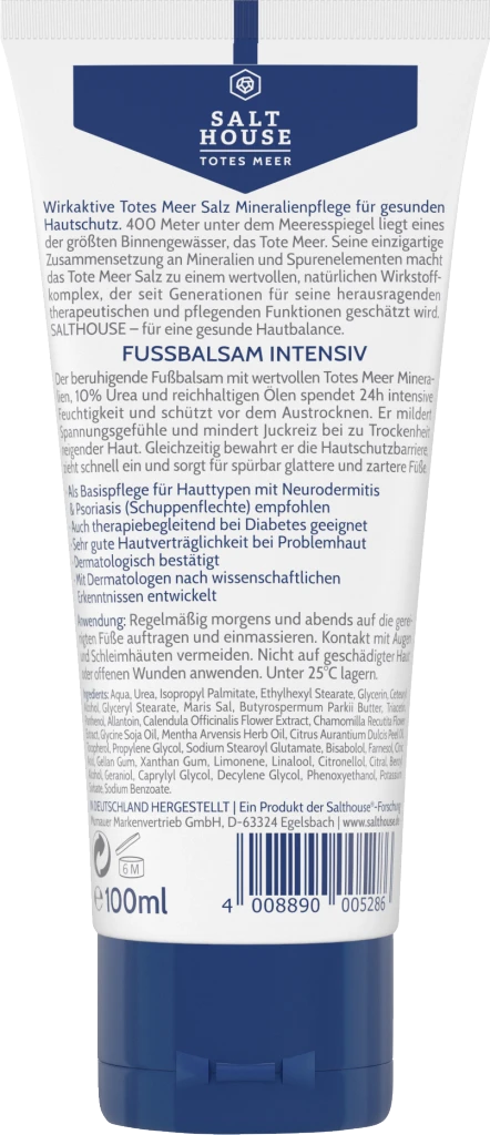 Totes Meer Fussbalsam Intensiv 2 Totes Meer Fussbalsam Intensiv – Bild 2